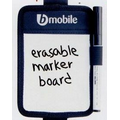 Compact Stand Alone Erasable Marker Board with Marker